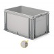 Polypropylene box Fami 600x400x325mm Ecogreen