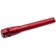 Torcia Mini Maglite AA LED in alluminio - colore rosso