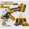 Brushless angle grinder 20V - 115mm - Ingco